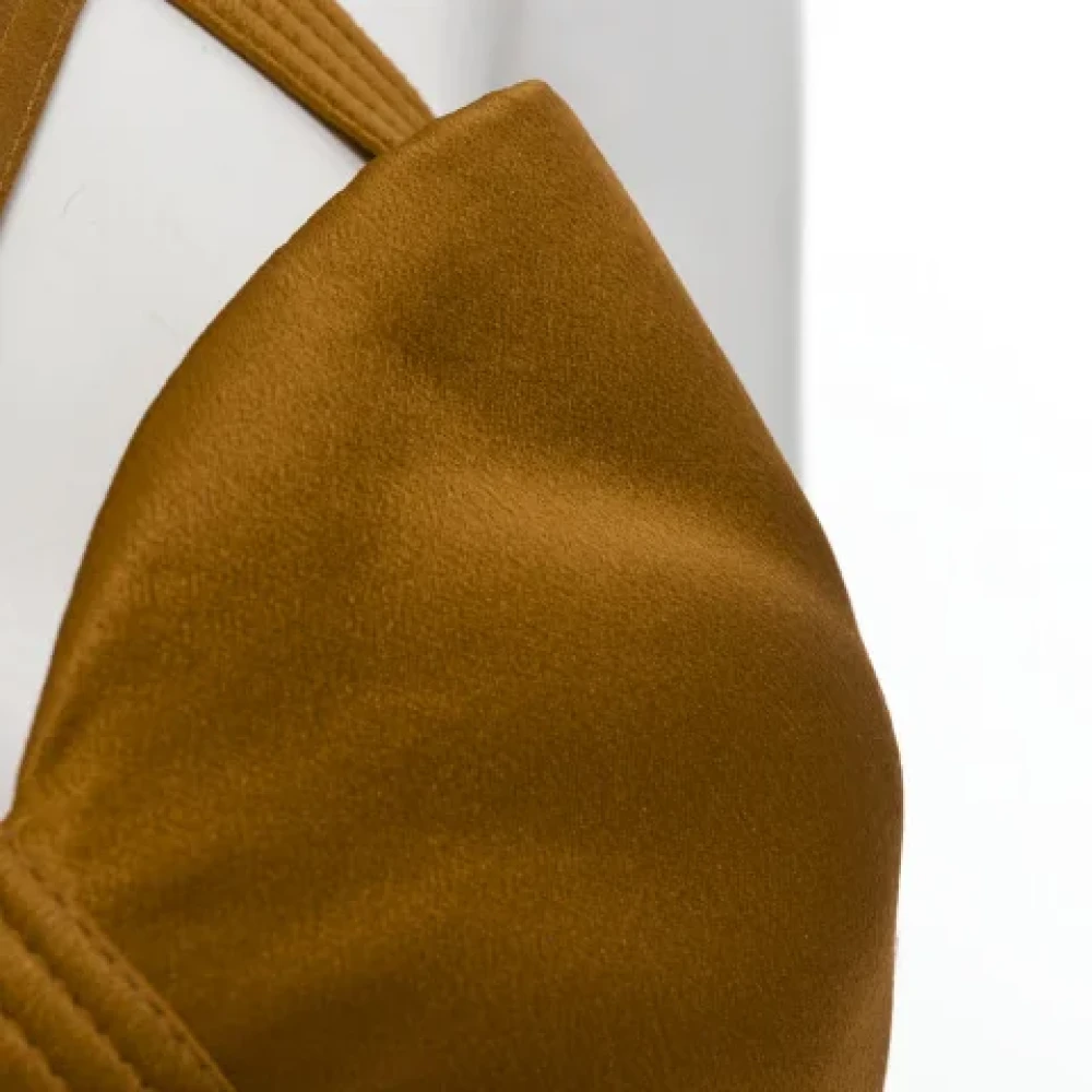 Versace Pre-owned Silk tops Orange Dames