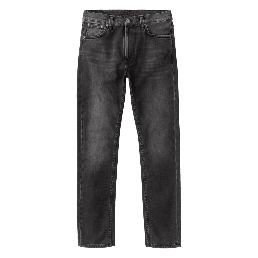 Nudie Jeans Slim Fit Tapered Leg Zwarte Jeans Black Heren