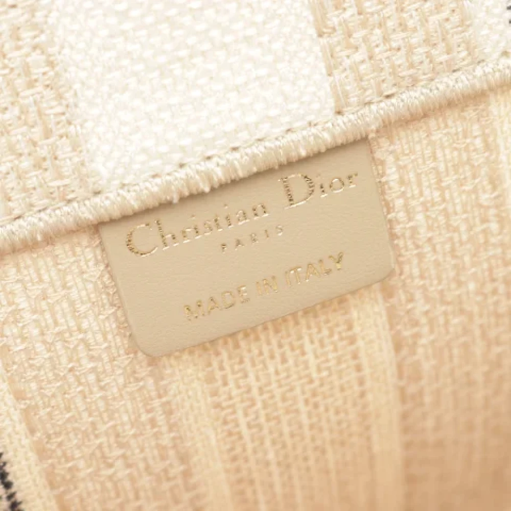 Dior Vintage Pre-owned Cotton dior-bags Beige Dames
