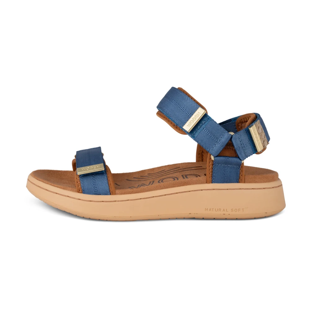 Woden, Damen, Sandalen, Line, Blau, (40) - Bild 3