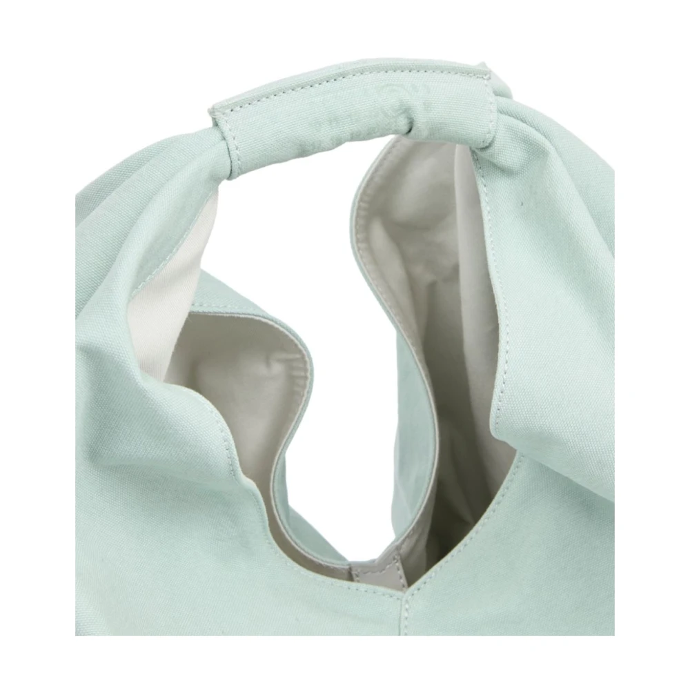 MM6 Maison Margiela Lichtblauwe canvas handtas met zilveren hardware Blue Dames