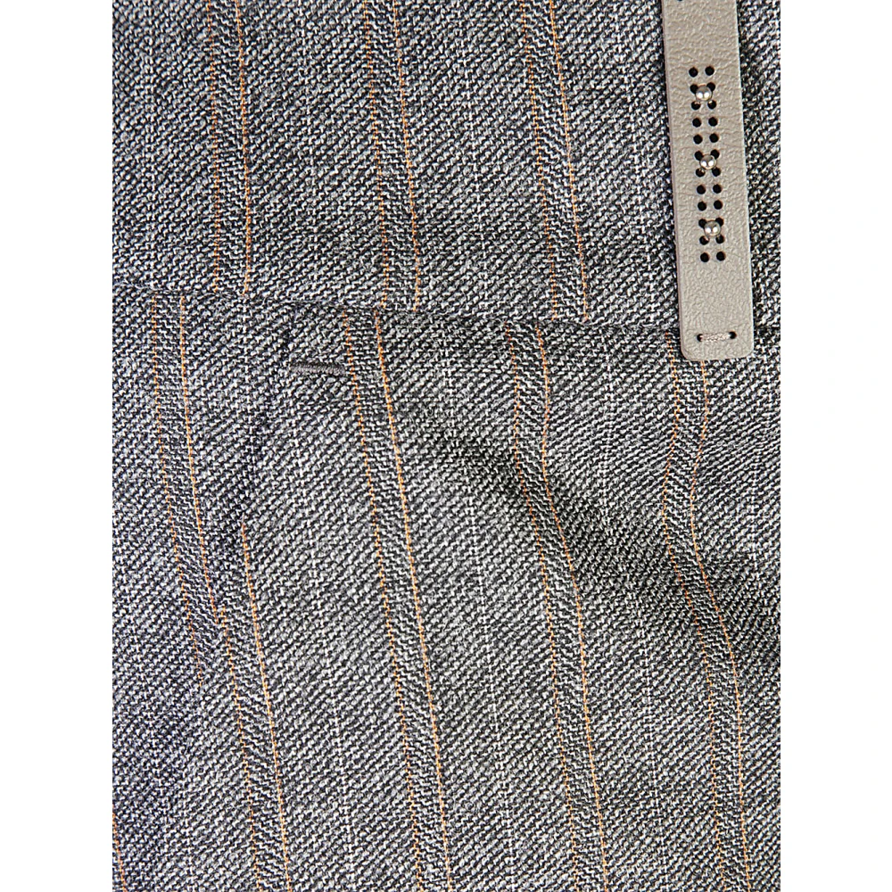 PESERICO Bruine Broek Aw24 Damesmode Gray Dames