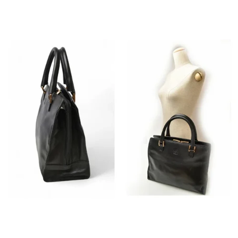 Loewe Pre-owned Leather totes Black Dames