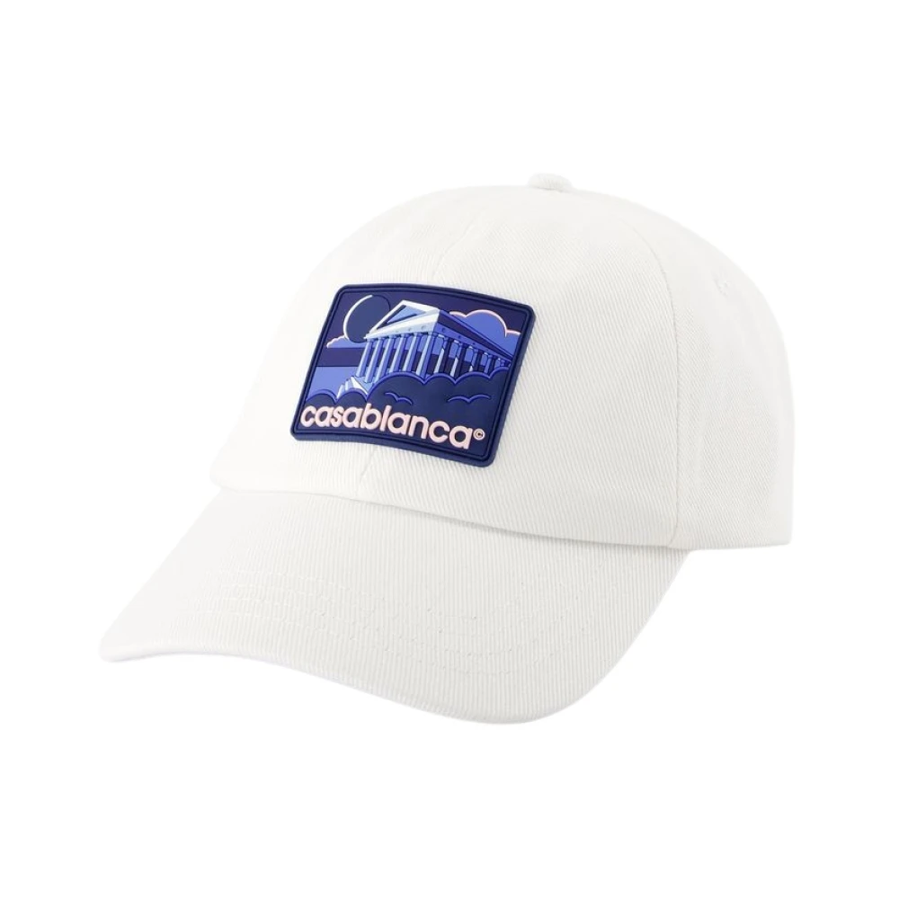 Casablanca Witte Katoenen Griekse Tempel Rubberen Dop White Unisex