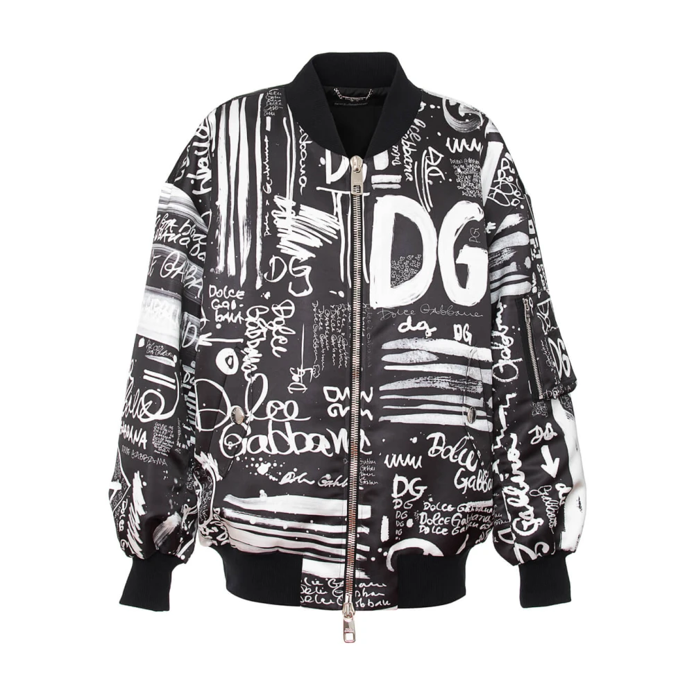 Dolce & Gabbana Stijlvolle Jas voor Mannen Black Heren