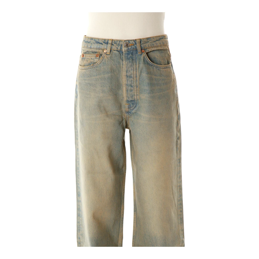 Samsøe Mid Waist Loose Fit Jeans Green Dames