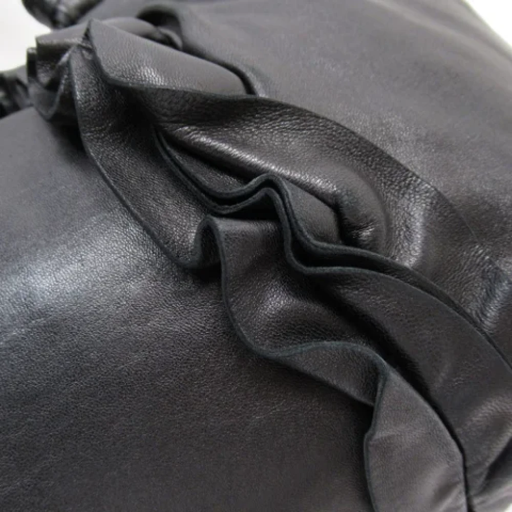 Prada Vintage Pre-owned Leather prada-bags Black Dames