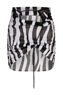 black-polyamide-skirt