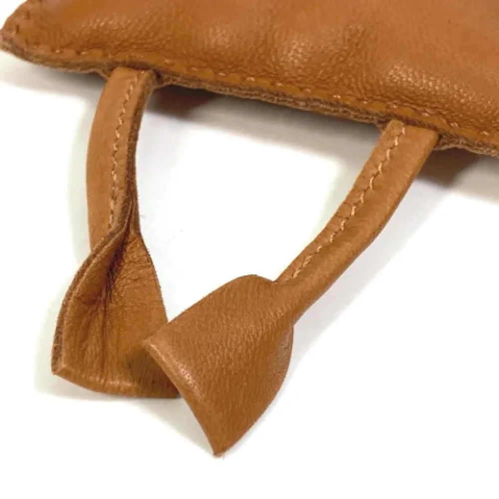 Hermès Vintage Pre-owned Leather key-holders Brown Dames