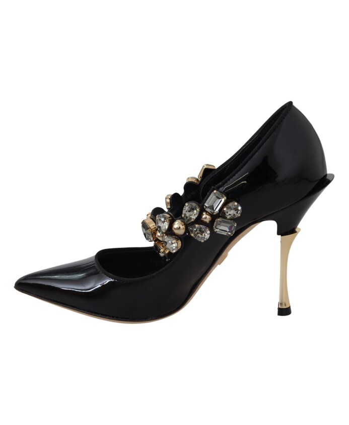 elegantes-escarpins-noirs-en-cristal