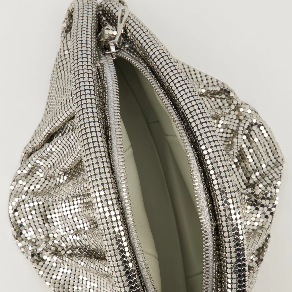 Paco Rabanne Metalen Mesh Clutch Lente-Zomer 2025 Gray Dames