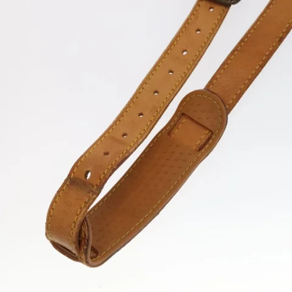 Louis Vuitton Vintage Pre-owned Leather home-office Beige Dames