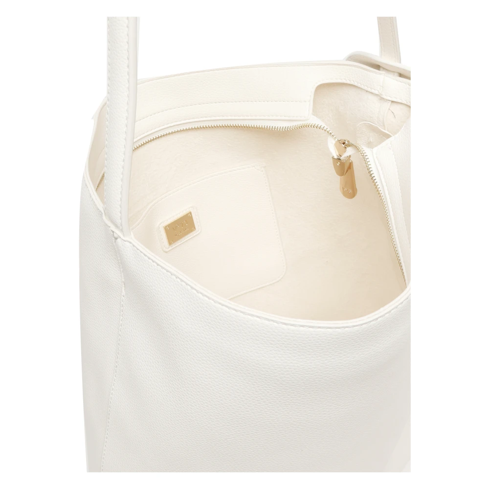 V73 Witte Ongevoerde Tas met Afneembare Houder White Dames
