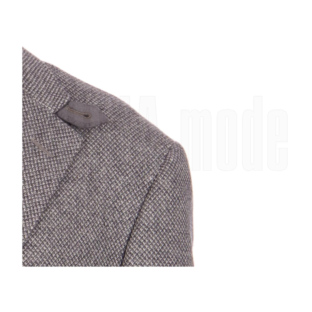 Corneliani Zachte Leiderjas Gray Heren