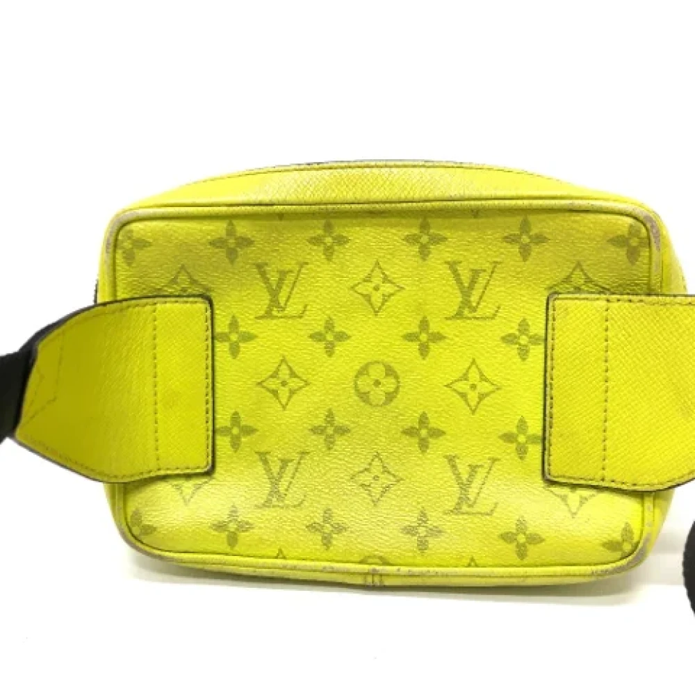 Louis Vuitton Vintage Pre-owned Leather shoulder-bags Yellow Heren