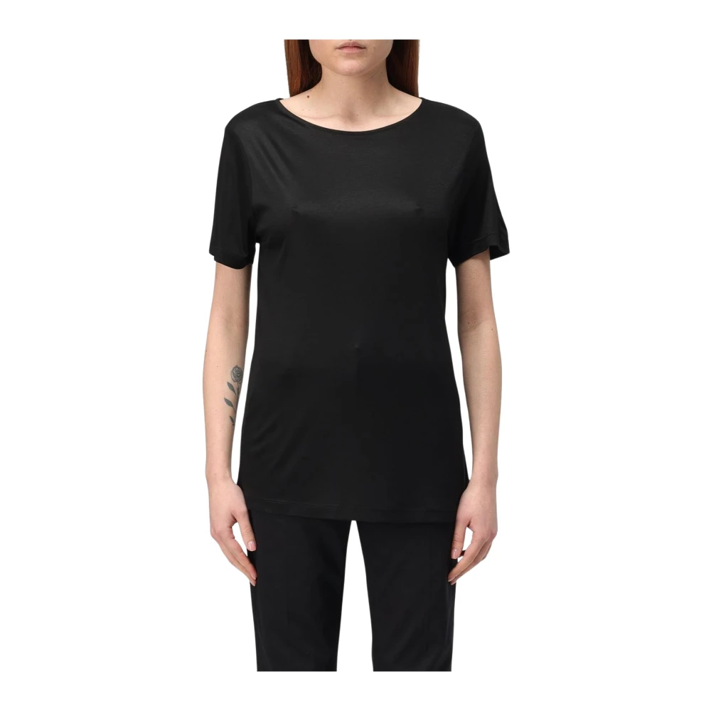 Fay - Tops > T-Shirts - Black - Fay - Modalova