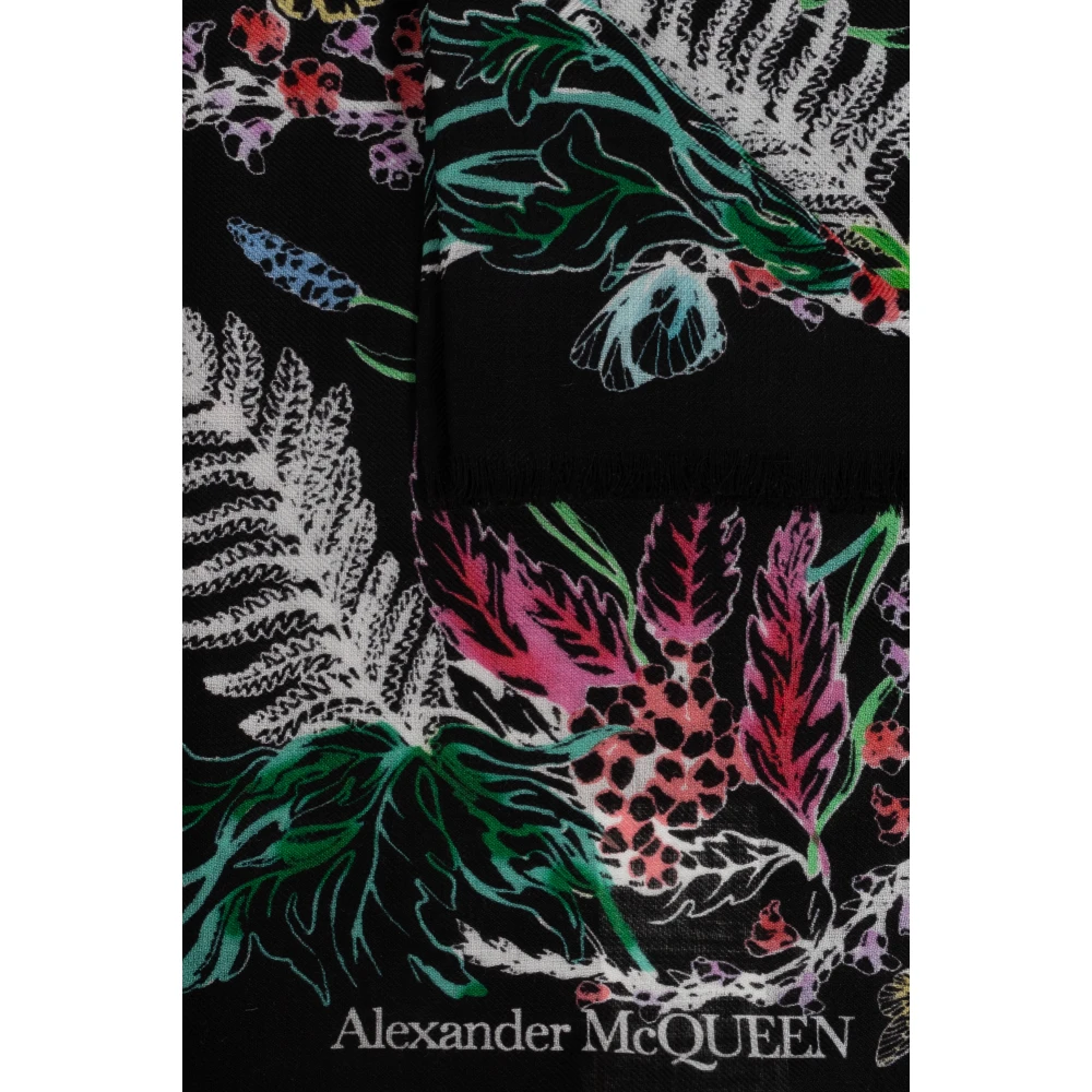 alexander mcqueen Sjaal met decoratieve print Multicolor Dames