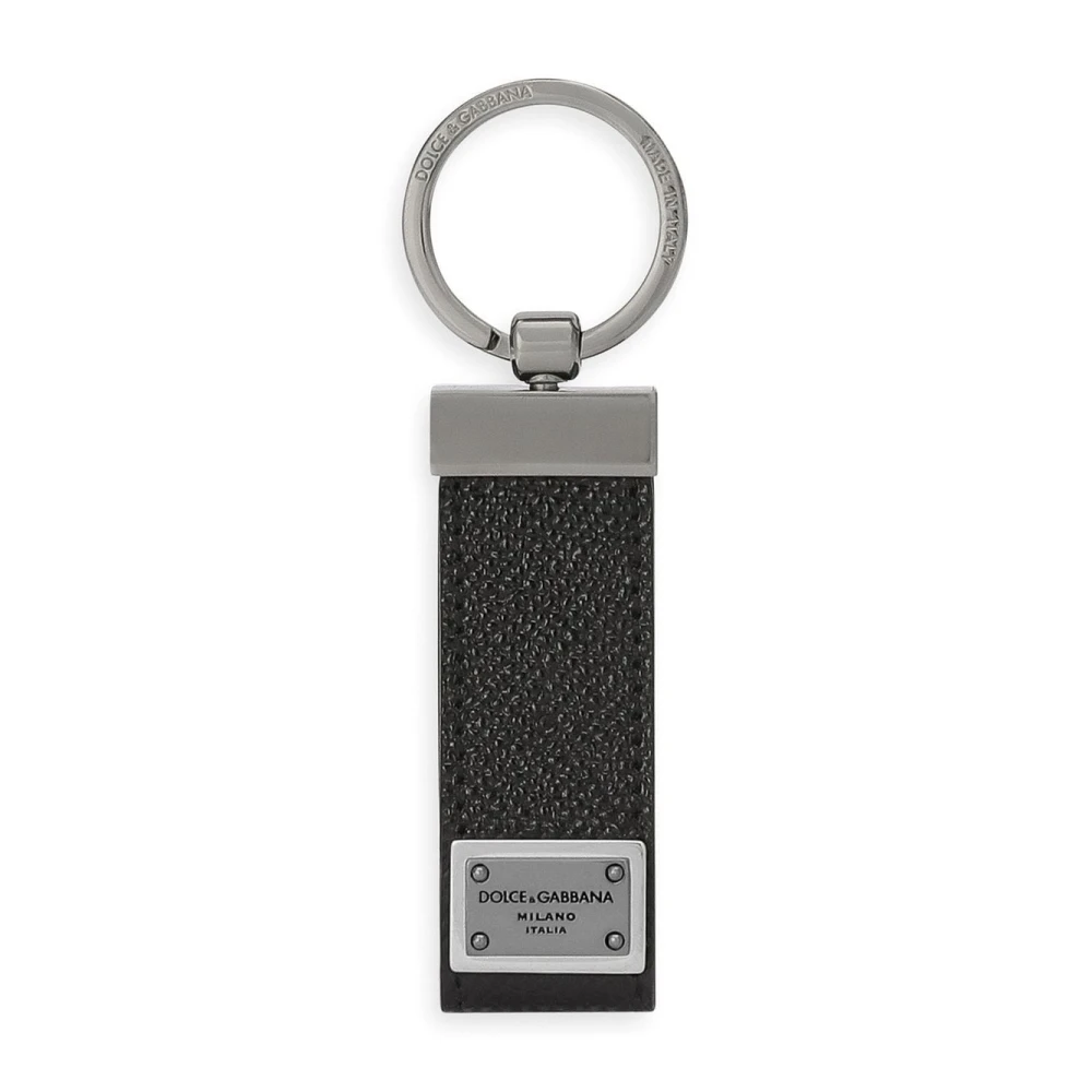 Dolce & Gabbana Men's Black Keychains Stylish Collection - Keychains - One Size - Accessories