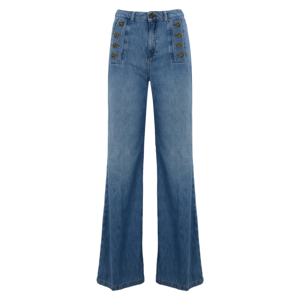 Twinset Flared Jeans Blue Dames