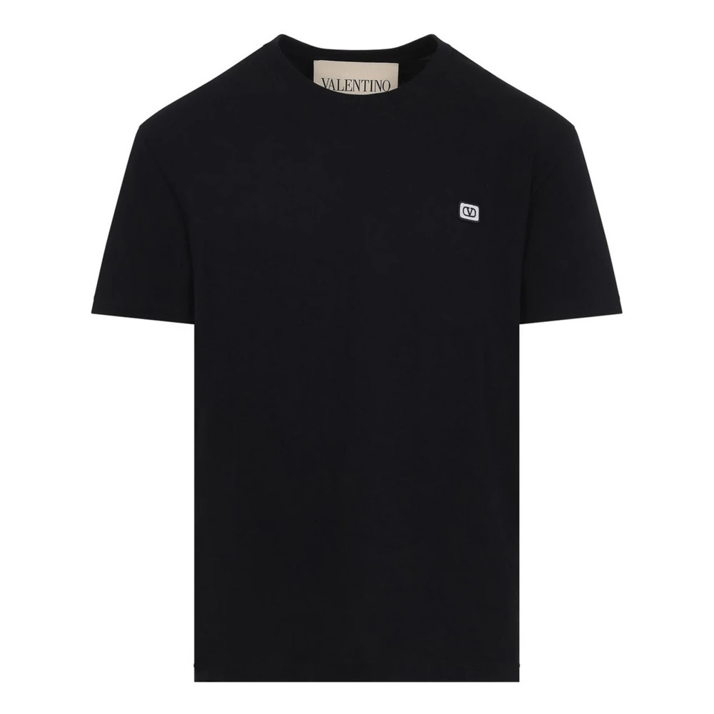 Valentino Garavani Men's Black T-Shirts, Xl, Vlogo Signature T-Shirt