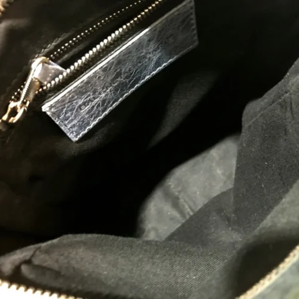 Balenciaga Vintage Pre-owned Leather balenciaga-bags Blue Dames