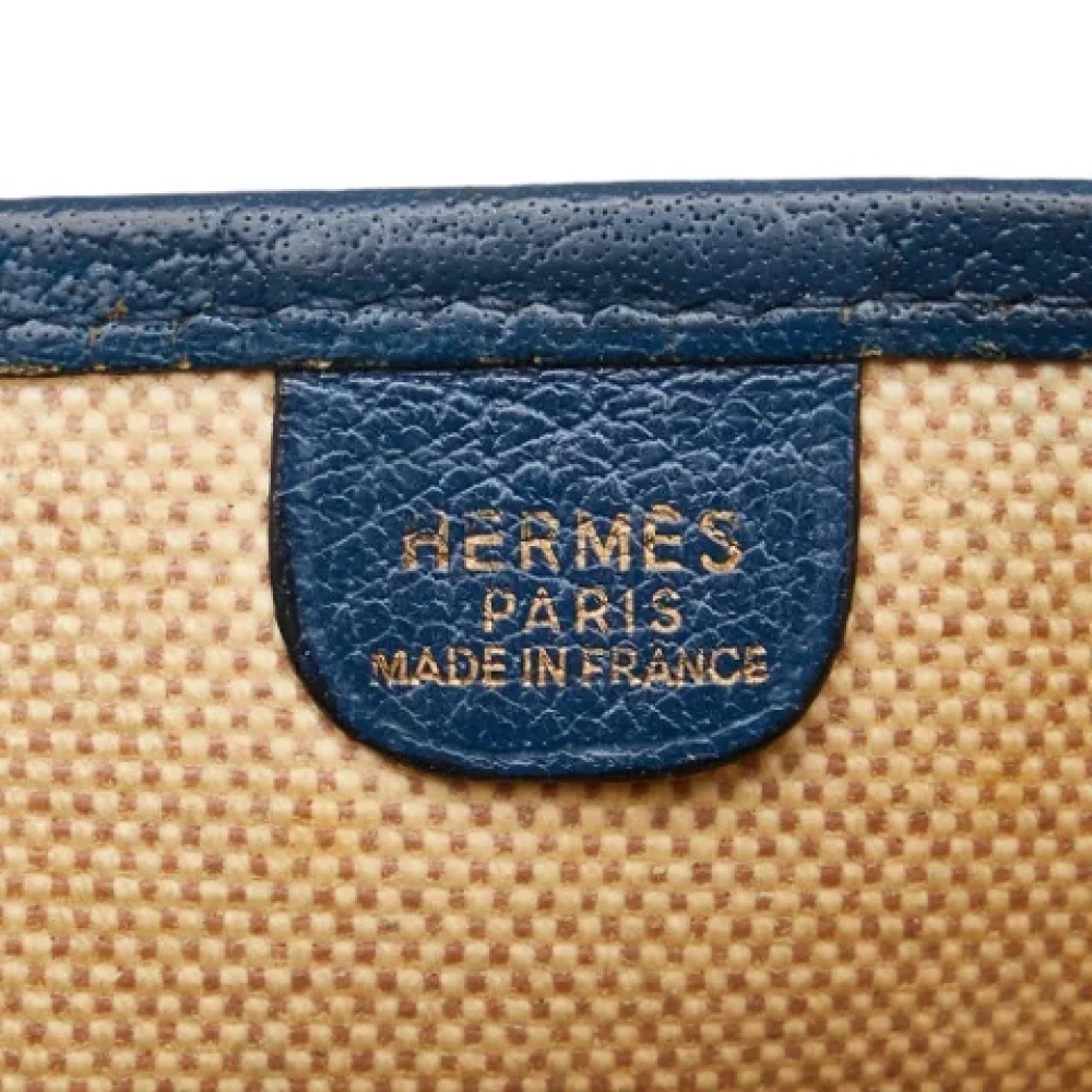 Hermès Vintage Pre-owned Fabric shoulder-bags Beige Dames