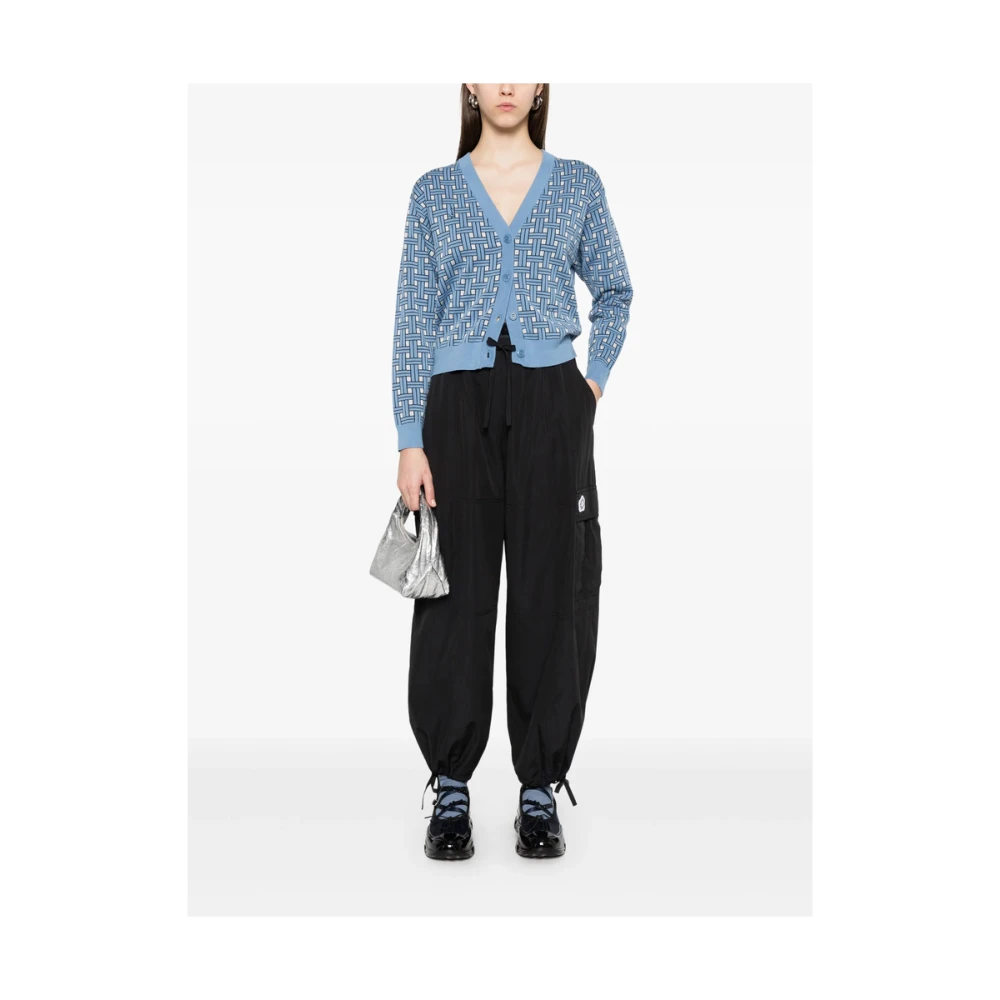 Kenzo Cargo Stijl Zwarte Broek Black Dames
