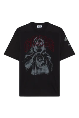 Gothisk T-shirt med tryck