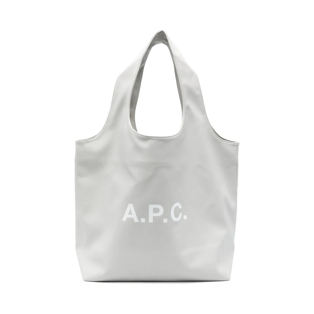 A.p.c. Grijze Schoudertas met Interne Zak Gray Dames