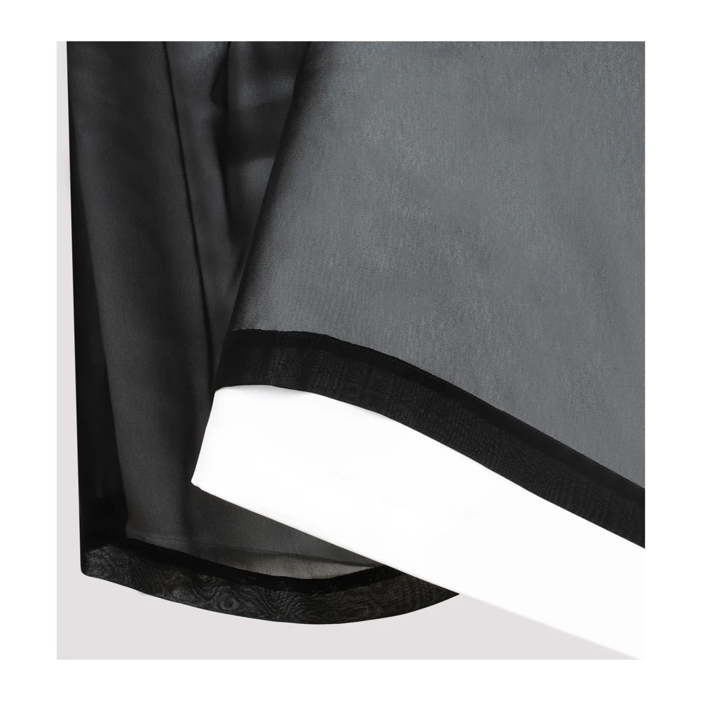 Comme des Garçons Zwarte Mini Jurk Aw23 Black Dames