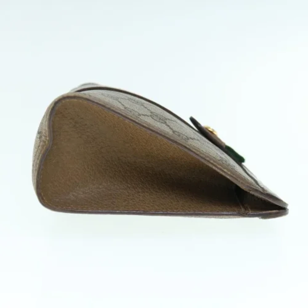 Gucci Vintage Pre-owned Canvas clutches Beige Dames