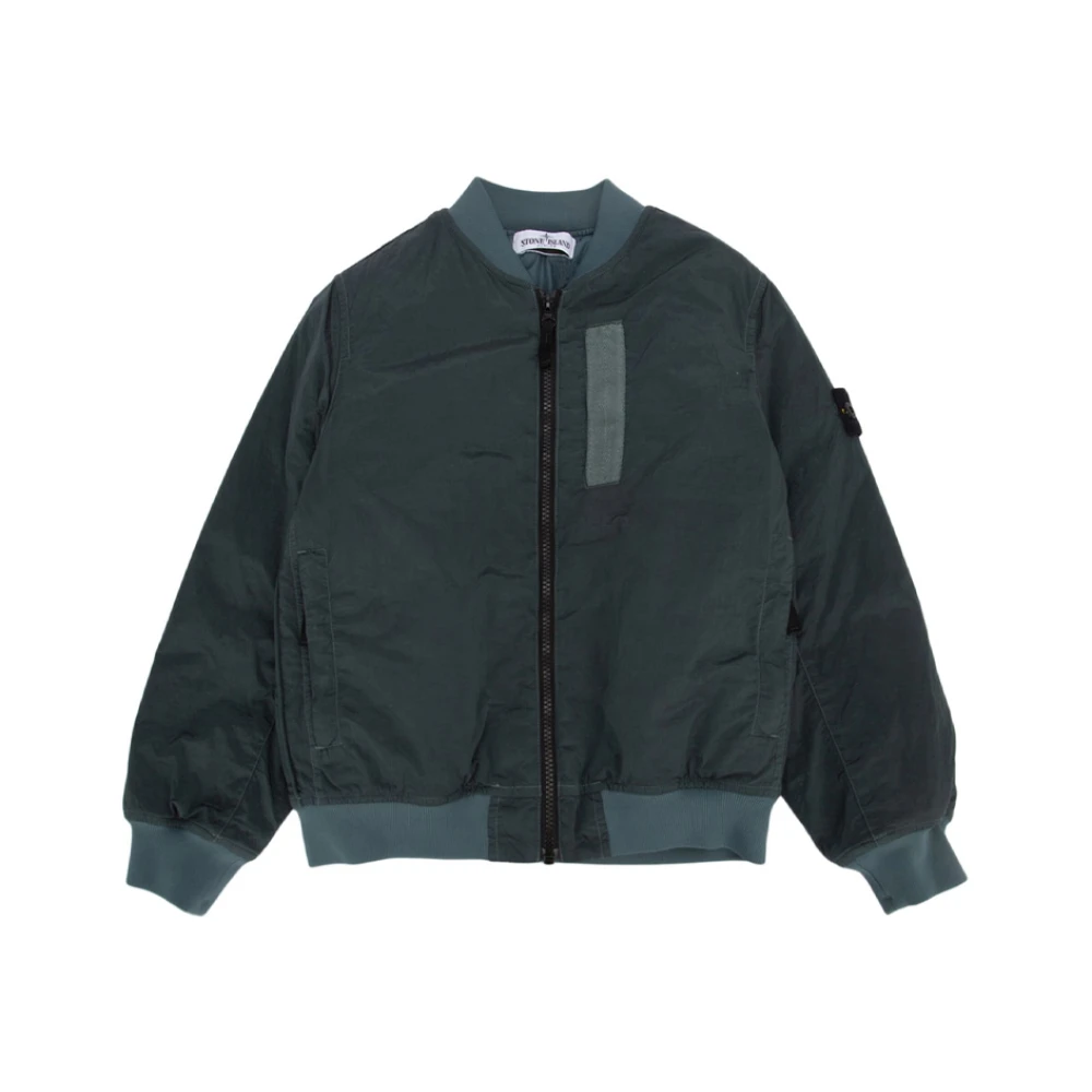 Stone Island Grön Iridescent Bomberjacka Green, Pojke