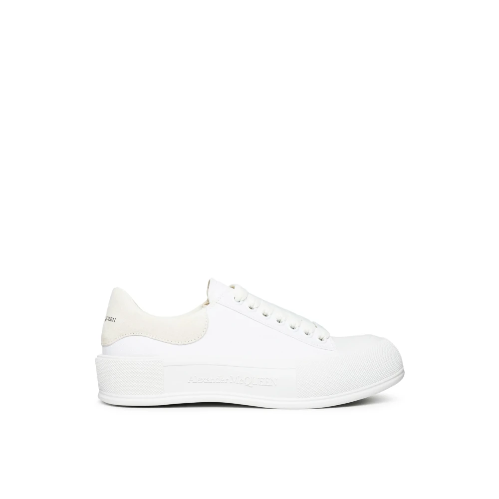 Alexander McQueen Deck Plimsoll Lace Up Sneakers Dames Schoenen Wit