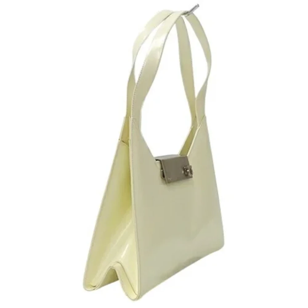 Salvatore Ferragamo Pre-owned Leather shoulder-bags White Dames