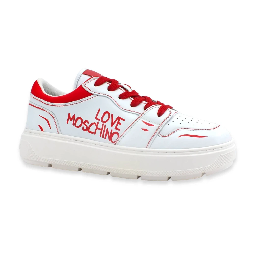 Love Moschino Bold Love Sneakers Dames Schoenen Wit