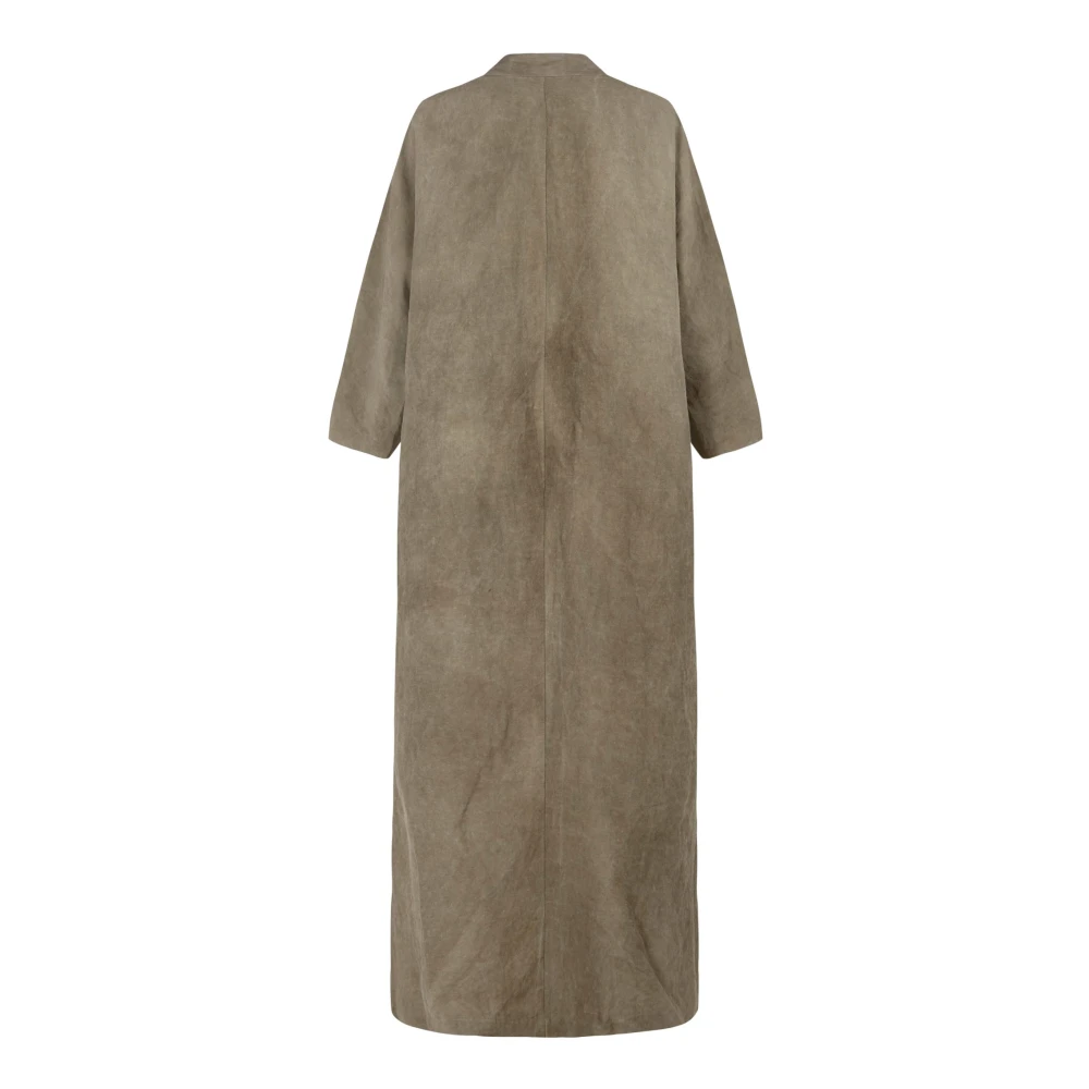Cortana Bimba linnen jas in steengrijs Gray Dames