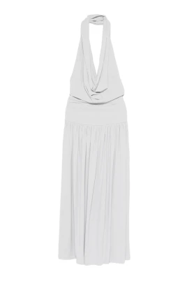 Draped Halterneck Gown