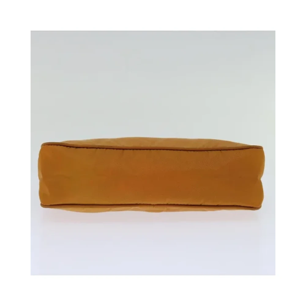 Prada Vintage Pre-owned Nylon prada-bags Orange Dames
