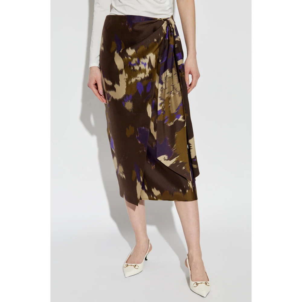 Max Mara Geplooide rok 'Dritto' Multicolor Dames