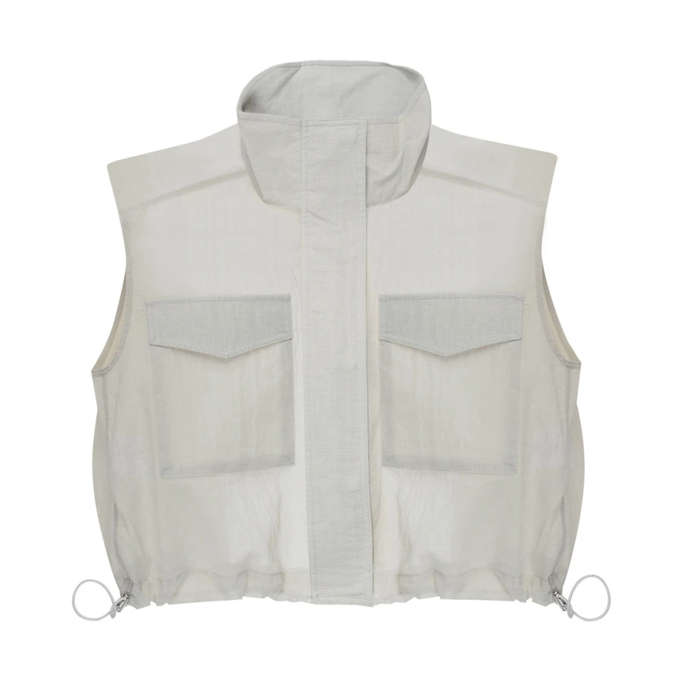 Pinko - Jackets > Vests - Gray - Pinko - Modalova