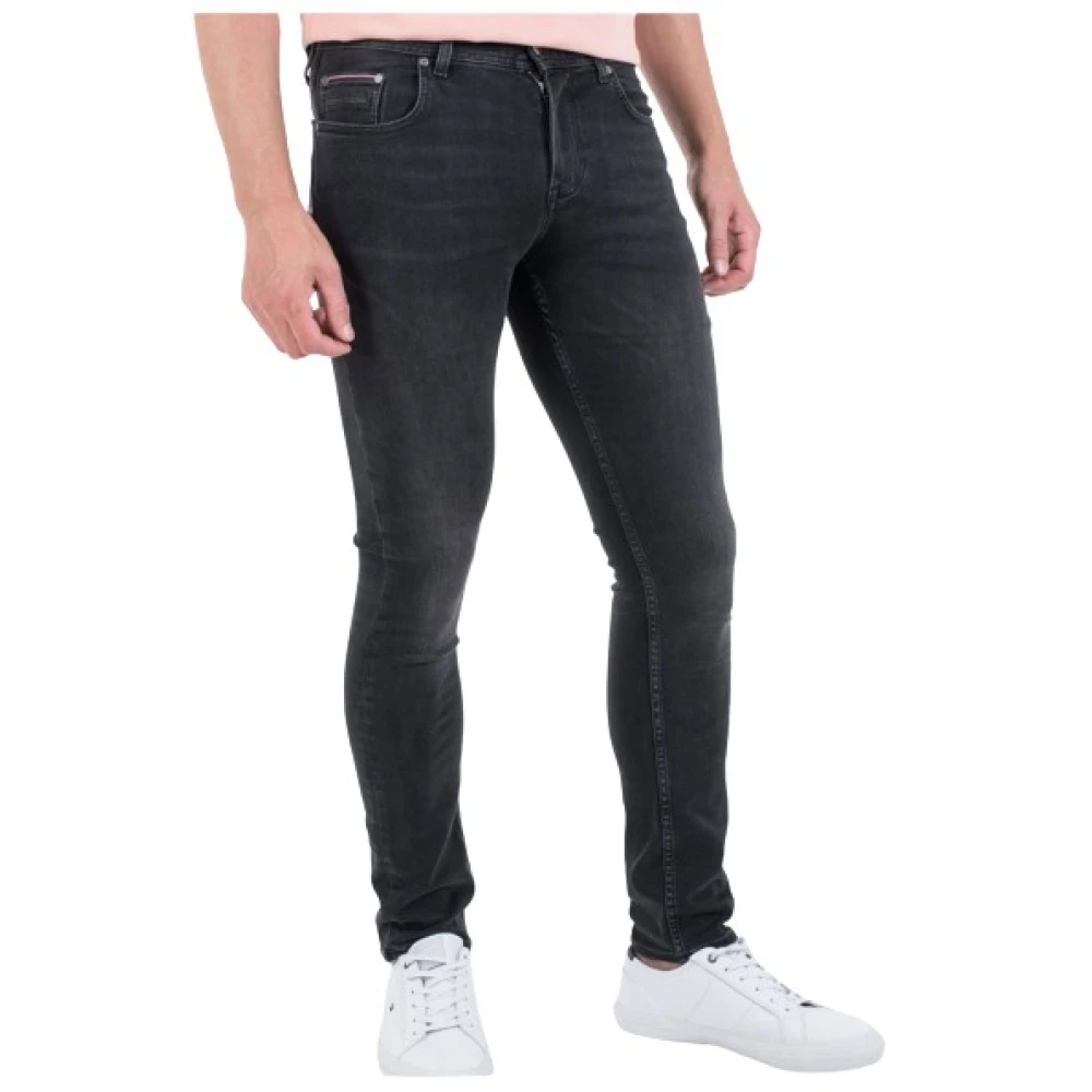 Tommy Hilfiger Extra Slim Layton Zwarte Jeans Black Heren