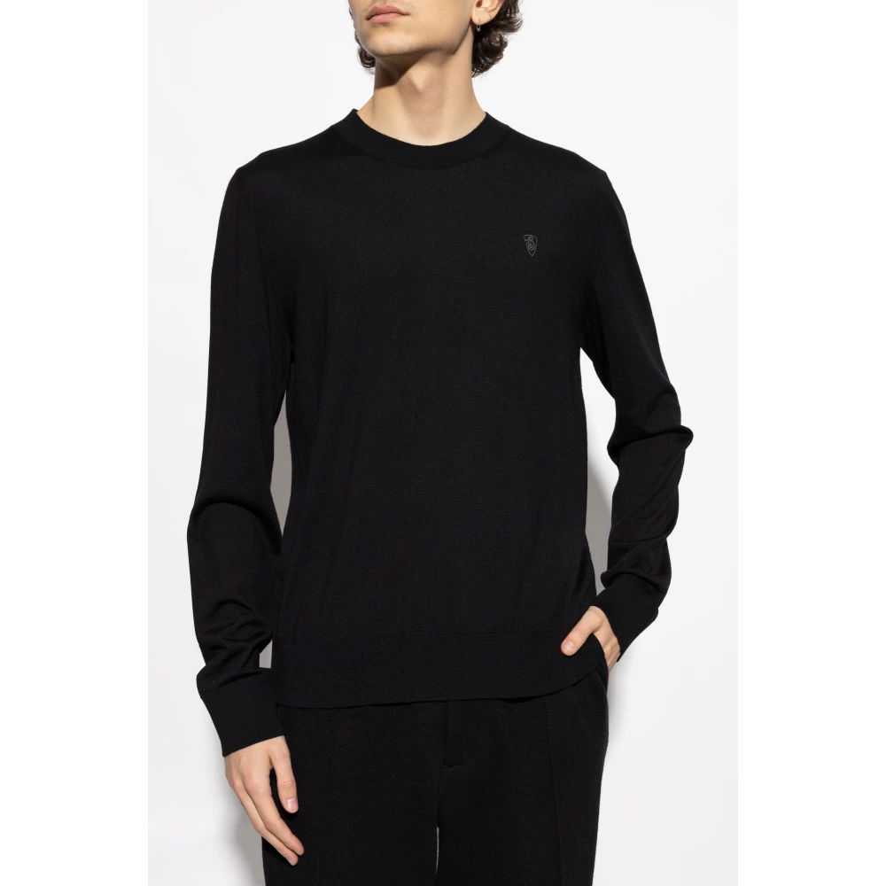 Burberry Wollen trui Black Heren