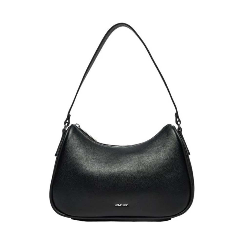Calvin Klein Moderne Polyurethaan Handtas Dames Collectie Black Dames