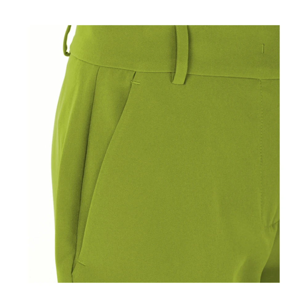pinko Elegante chino-broek met hoge taille Green Dames