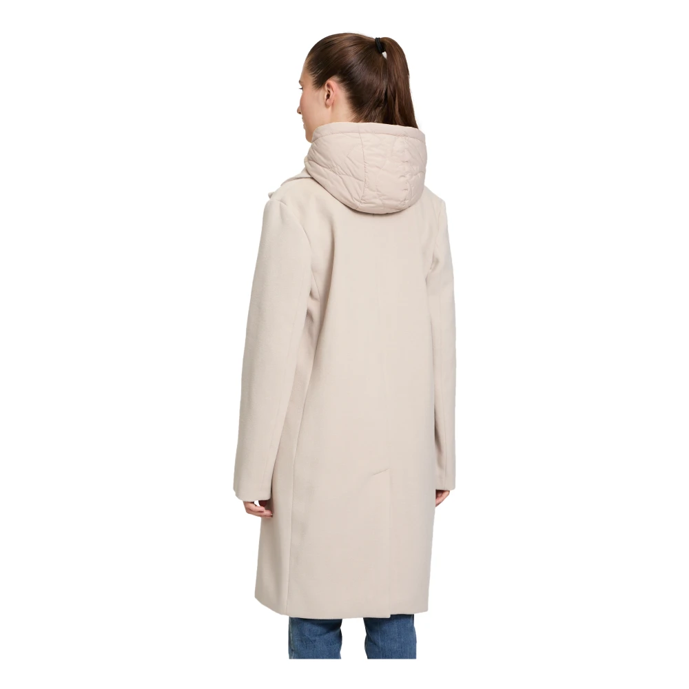 Amber & June Stijlvolle Jassen voor Alle Seizoenen Beige Dames