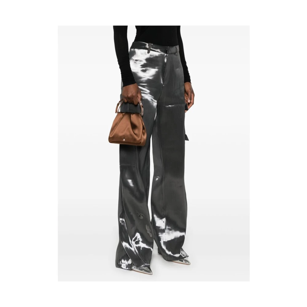 Amina Muaddi Bruine Chocolade Handtas met Magnetische Sluiting Brown Dames