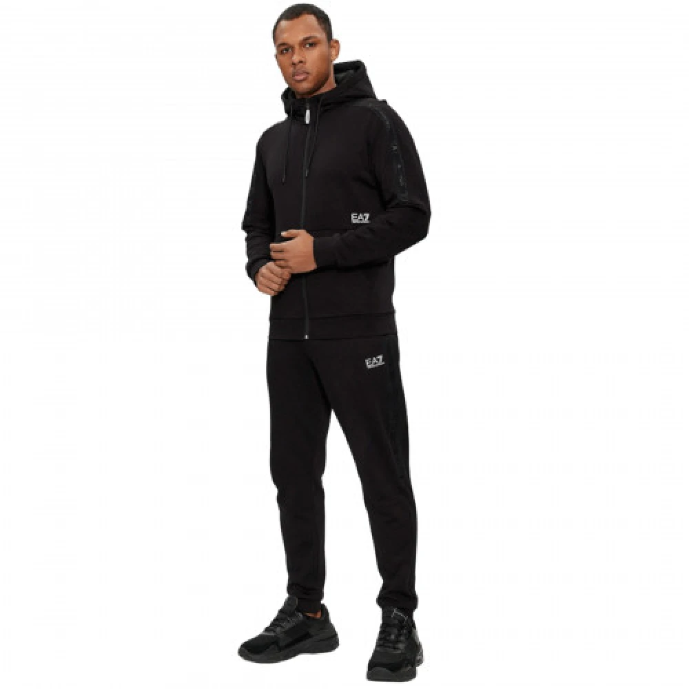 Emporio Armani EA7 Zwart 3Dpm88 Pjeqz Sweatshirt Black Heren