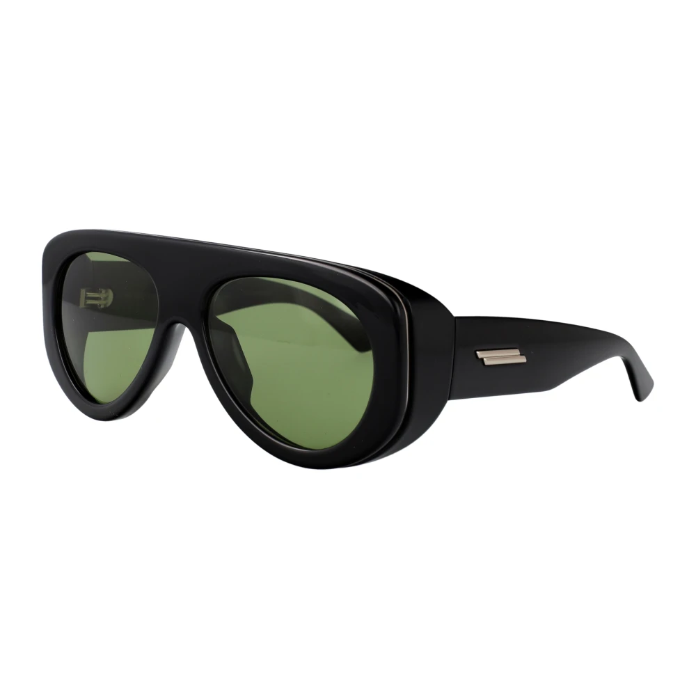 Bottega Veneta Unisex Black Sunglasses, 58 Mm, Pilot Sunglasses