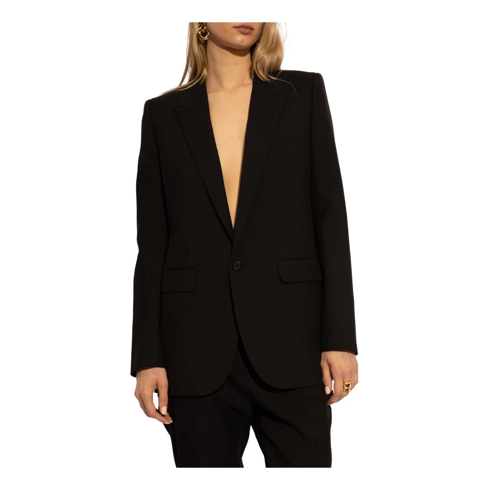 Saint Laurent Wollen blazer Black Dames