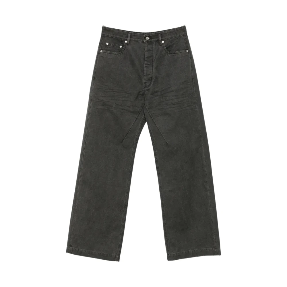 Rick Owens Drkshdw Uomo Grigio Jeans Ampi - Immagine 2